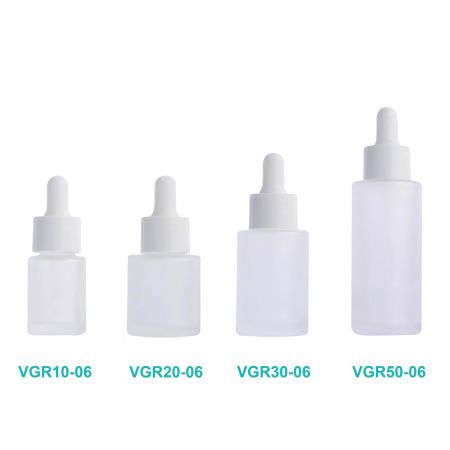 Bouteille en verre cylindrique