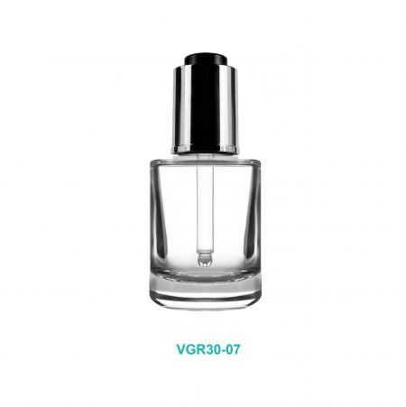 Bouteille en verre de luxe de 30 ml