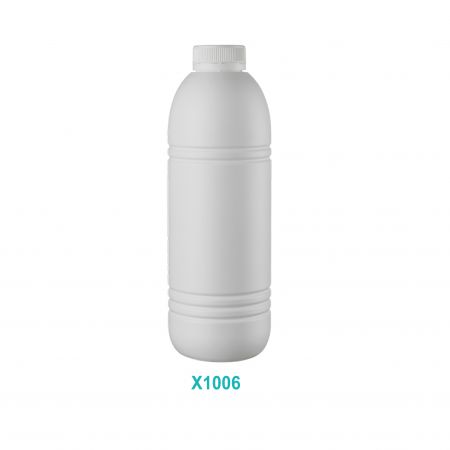 1000ml 圓形塑膠液體瓶 - 1000ml 圓形塑膠液體瓶