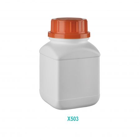 500ml 方形廣口塑膠瓶 - 500ml 方形廣口塑膠瓶