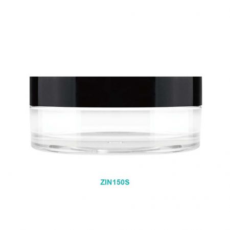 Pot rond de 150 ml - Couvercle unique - Pot de crème rond en PET de 150 ml avec un seul couvercle