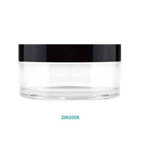 Pot rond de 200 ml - Couvercle unique - Pot rond en PET de 200 ml avec un seul couvercle