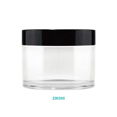Pot de crème rond de 300 ml - Pot de crème rond en PET de 300 ml