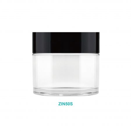 Pot rond de 50 ml - Couvercle simple - Pot à crème rond de 50 ml avec couvercle simple