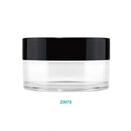 Bocal rond de crème de 75 ml - Bocal rond en PET de 75 ml