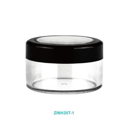 Pot de poudre libre rond de 20 ml - Pot de poudre libre rond de 20 ml