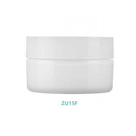 Pot de crème rond bi-injection de 15 ml - Pot de crème rond bi-injection de 15 ml