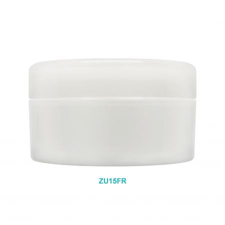 Pot de crème rond bi-injection de 15 ml - Pot de crème rond bi-injection de 15 ml