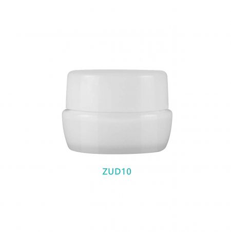 Pot rond à courbe bi-injection de 10 ml - Pot rond à courbe bi-injection de 10 ml