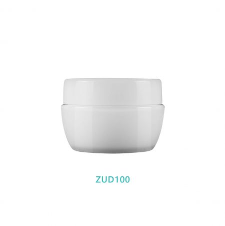 Pot rond à courbe bi-injection de 100 ml - Pot rond à courbe bi-injection de 100 ml