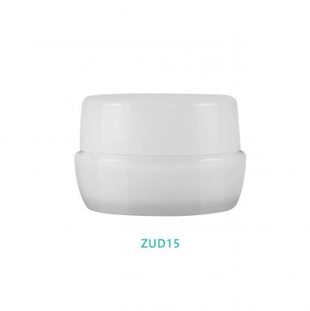 Pot rond à courbe bi-injection de 15 ml - Pot rond à courbe bi-injection de 15 ml