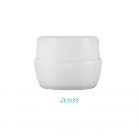 Pot rond à courbe bi-injection de 20 ml - Pot rond à courbe bi-injection de 20 ml