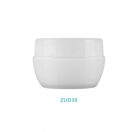Pot rond à courbe bi-injection de 30 ml - Pot rond à courbe bi-injection de 30 ml