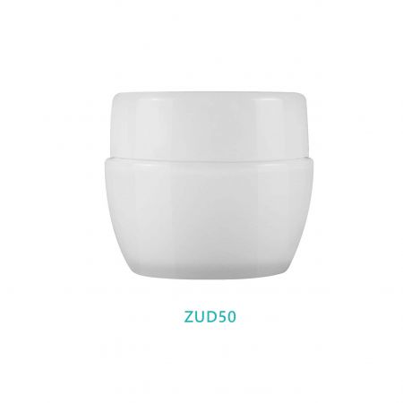 Pot rond à courbe bi-injection de 50 ml - Pot rond à courbe bi-injection de 50 ml