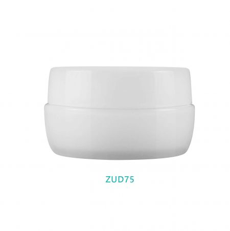 Pot rond à courbe bi-injection de 75 ml - Pot rond à courbe bi-injection de 75 ml
