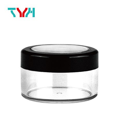 SAN Round Loose Powder Jar